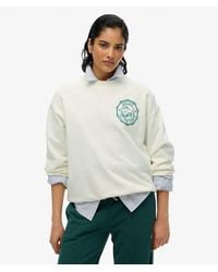 Superdry - Lo-Fi Outdoor Mono Loose Crew Sweatshirt - Lyst
