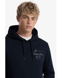 Superdry - & Co 1954 Company Relaxed Hoodie - Lyst
