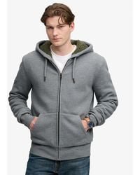 Superdry - & Co Borg Lined Zip Hoodie - Lyst