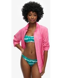 Superdry - Tie Dye Recycled Bikini Top - Lyst