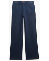 Superdry - & Co Athletic Tonal Embroidered Wide Leg joggers - Lyst