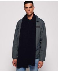 Superdry - Label Scarf Eclipse/ Grit - Lyst