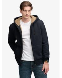 Superdry - & Co Borg Lined Zip Hoodie - Lyst