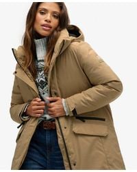 Superdry - & Co City Fishtail Padded Parka - Lyst