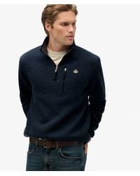 Superdry - Storm Fleece Half Zip Jumper - Lyst