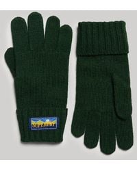 Superdry - & Co Wool Blend Radar Gloves - Lyst