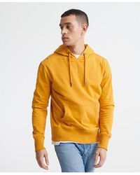 Superdry - Denim Goods Co Loopback Hoodie Denim Co Ochre - Lyst