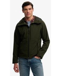 Superdry - Softshell Trekker Jas Met Capuchon - Lyst