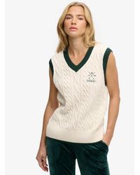 Superdry - & Co Heritage Knitted Tank - Lyst