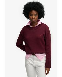 Superdry - Essential Crew Neck Trui - Lyst