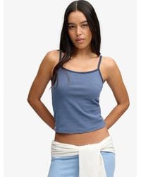 Superdry - & Co Athletic Essentials Stripe Cami - Lyst