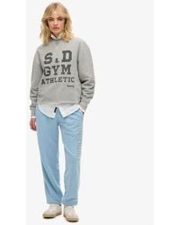 Superdry - Athletic Essentials Vintage Side Stripe joggers - Lyst