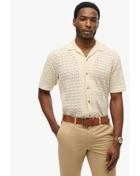 Superdry - Knitted Texture Shirt - Lyst