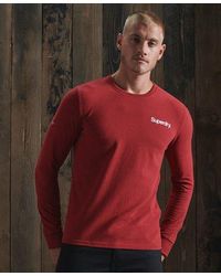 Superdry - Core Logo Wilderness Long Sleeve Top Creek Marl - Lyst