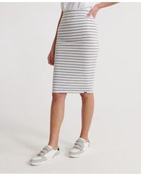 Superdry Summer Pencil Skirt - Grey
