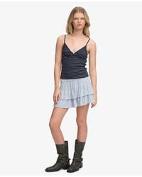 Superdry - & Co Printed Tiered Mini Skirt - Lyst