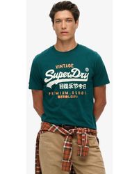 Superdry - & Co Classic Vintage Logo Heritage T-shirt - Lyst