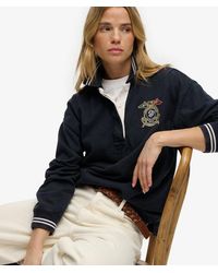 Superdry - & Co Crest Rugby Top - Lyst