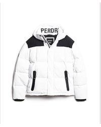Superdry - & Co Hooded Box Quilt Puffer Jacket - Lyst