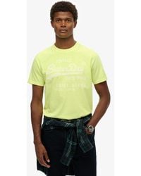 Superdry - & Co Vintage Logo Neon Relaxed T-shirt - Lyst