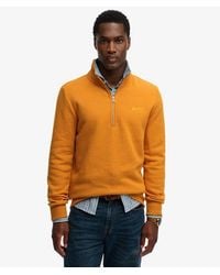 Superdry - Homme Sweat À Demi-Zip Logo Vintage Brodé Taille - Lyst