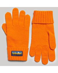 Superdry - & Co Wool Blend Radar Gloves - Lyst