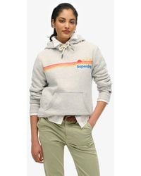 Superdry - & Co Rainbow Stripe Hoodie - Lyst