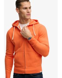 Superdry - & Co Monogram Embroidered Zip Hoodie - Lyst