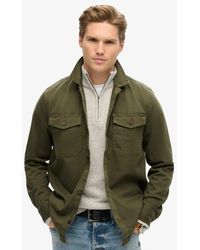 Superdry - Mens Classic Herringbone The Merchant Store Overshirt - Lyst