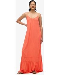 Superdry - Cotton Cami Maxi Dress - Lyst