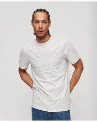 Superdry - T-shirt à motif workwear en relief - Lyst