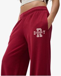 Superdry - & Co Athletic Essentials Wide Leg joggers - Lyst