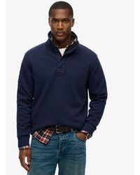 Superdry - Cotton Classic Pique Half Zip Jumper - Lyst