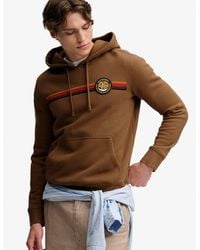 Superdry - & Co Outdoors Stripe Logo Hoodie - Lyst