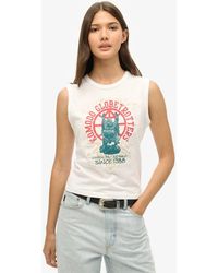 Superdry - & Co X Komodo Globe Trotter Vest Top - Lyst