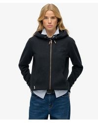 Superdry - & Co Essential Logo Zip Hoodie Half Brushed - Lyst