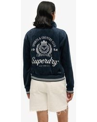 Superdry - Country Club Jersey Bomber - Lyst