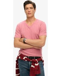 Superdry - & Co V-neck Slub Short Sleeve T-shirt - Lyst