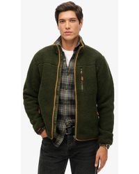 Superdry - & Co Classic Logo Badge Outdoor Full Zip Fleece - Lyst