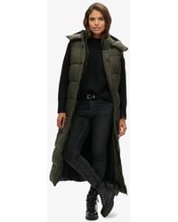 Superdry - Hooded Ripstop Longline Gilet - Lyst