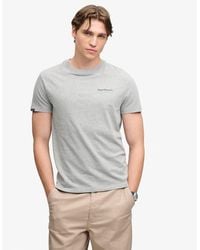 Superdry - & Co Essential Company Logo Embroidered T-shirt - Lyst