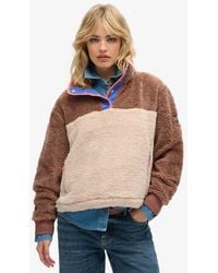 Superdry - Super Soft Mash Up Teddyfleece - Lyst