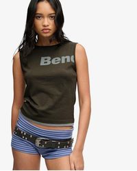 Superdry - Bench X & Co Bench Fitted Layer Tank Vest - Lyst