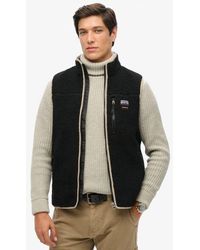 Superdry - & Co Outdoor Fleece Gilet - Lyst