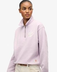 Superdry - & Co . Collared Half Zip Sweatshirt - Lyst