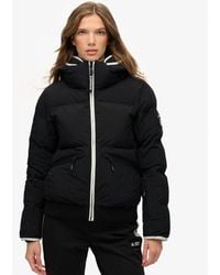Superdry - & Co Hooded Ski Bomber Jacket - Lyst