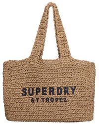 Superdry - & Co Crochet City Tote Bag - Lyst