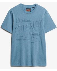 Superdry - & Co Workwear Embossed Relaxed T-shirt - Lyst