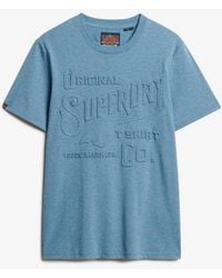 Superdry - & Co Workwear Embossed Relaxed T-shirt - Lyst