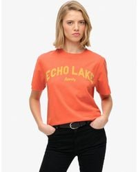Superdry - & Co Outdoor Location Box Loose T-shirt - Lyst